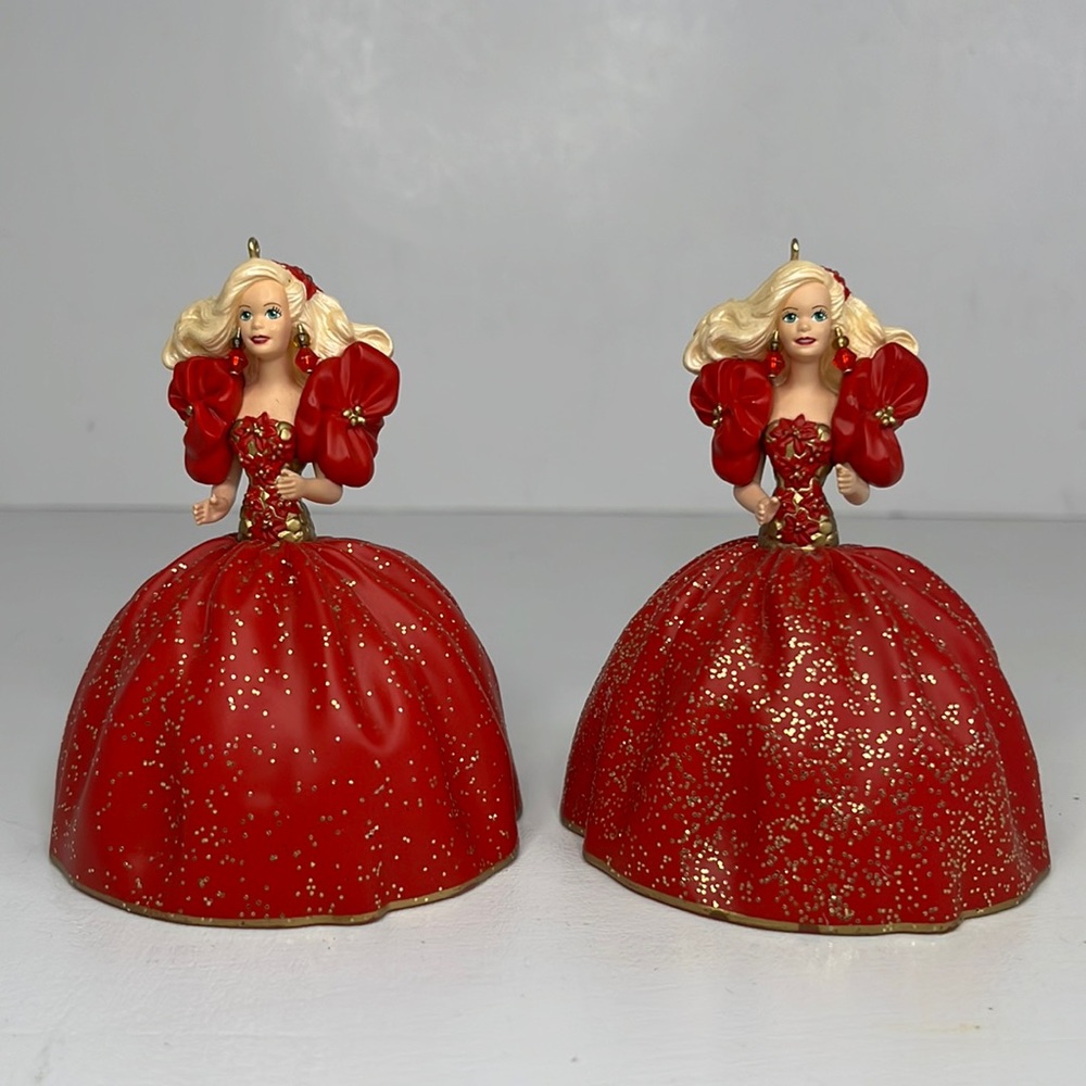 Barbie HOLIDAY BARBIE Christmas ornaments